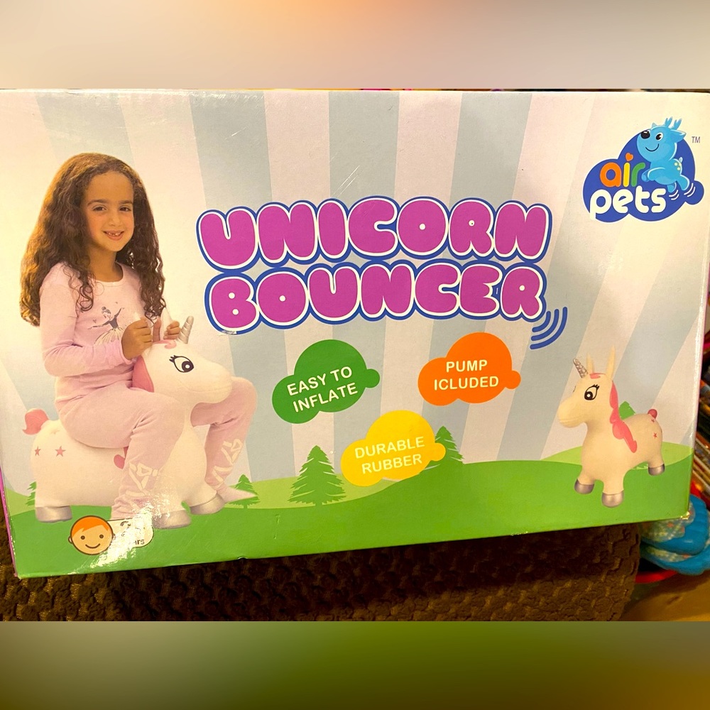 Unicorn Bouncer Inflatable Hopper Toys